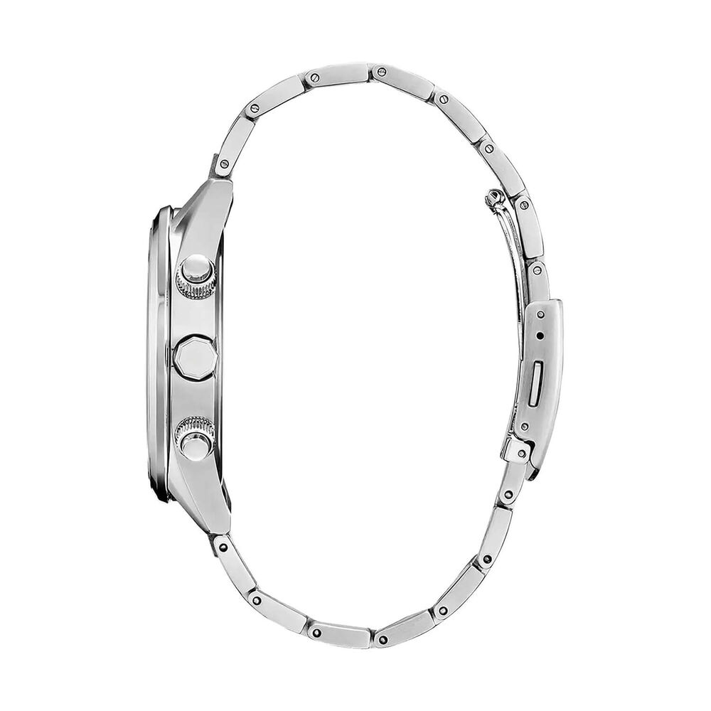 Citizen World Chronograph A.T 43mm Blue Dial Stainless Steel Bracelet Watch image number 1