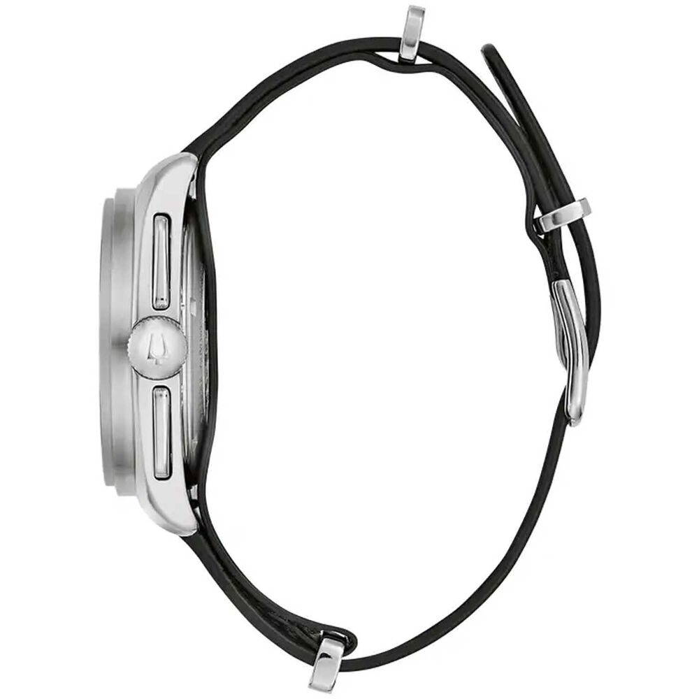 Bulova Lunar Pilot Chronograph Blood Moon 44mm Red Dial Steel Bracelet Watch image number 5