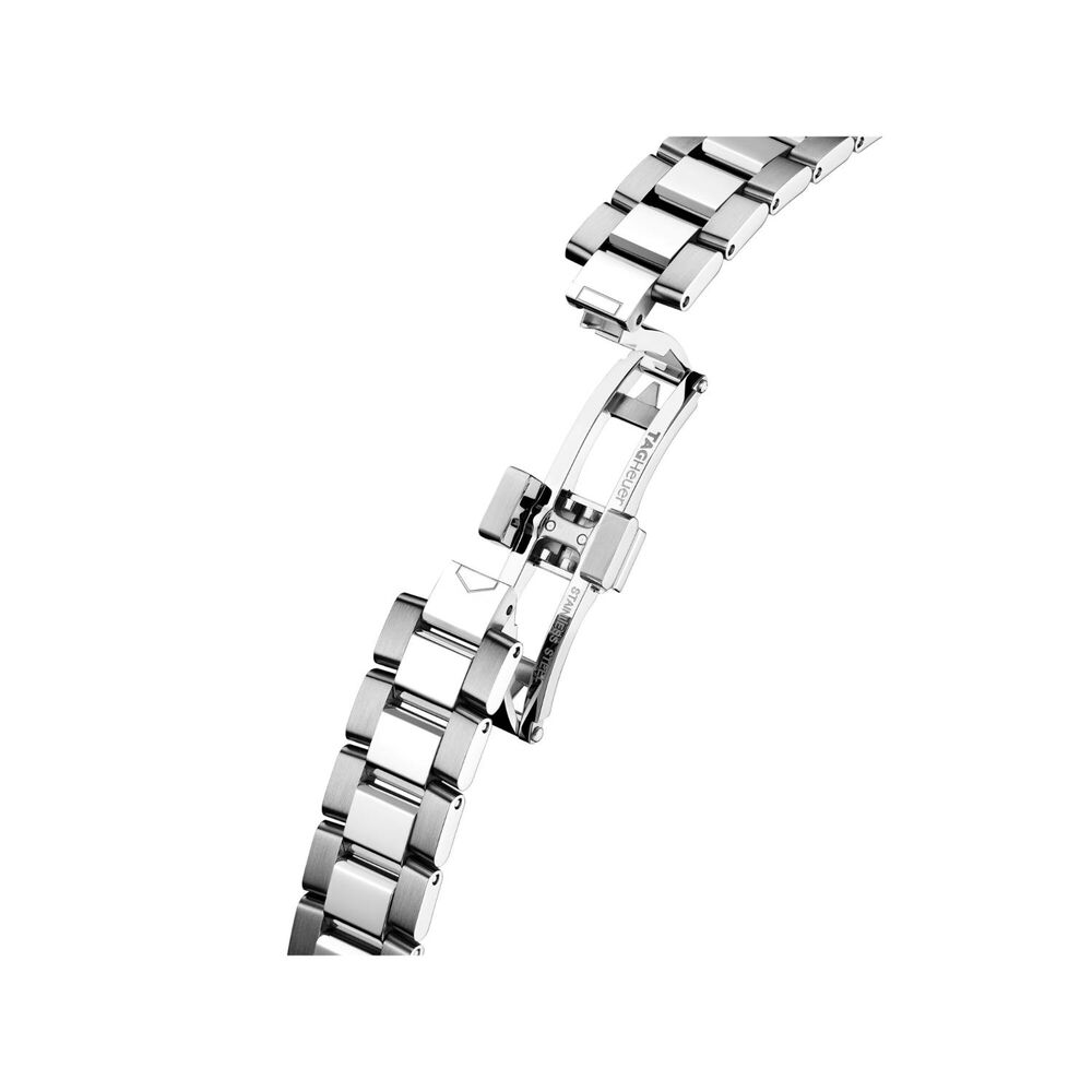 TAG Heuer Aquaracer Professional Solargraph 100 28mm Black Dial Diamonds Steel Bracelet Watch