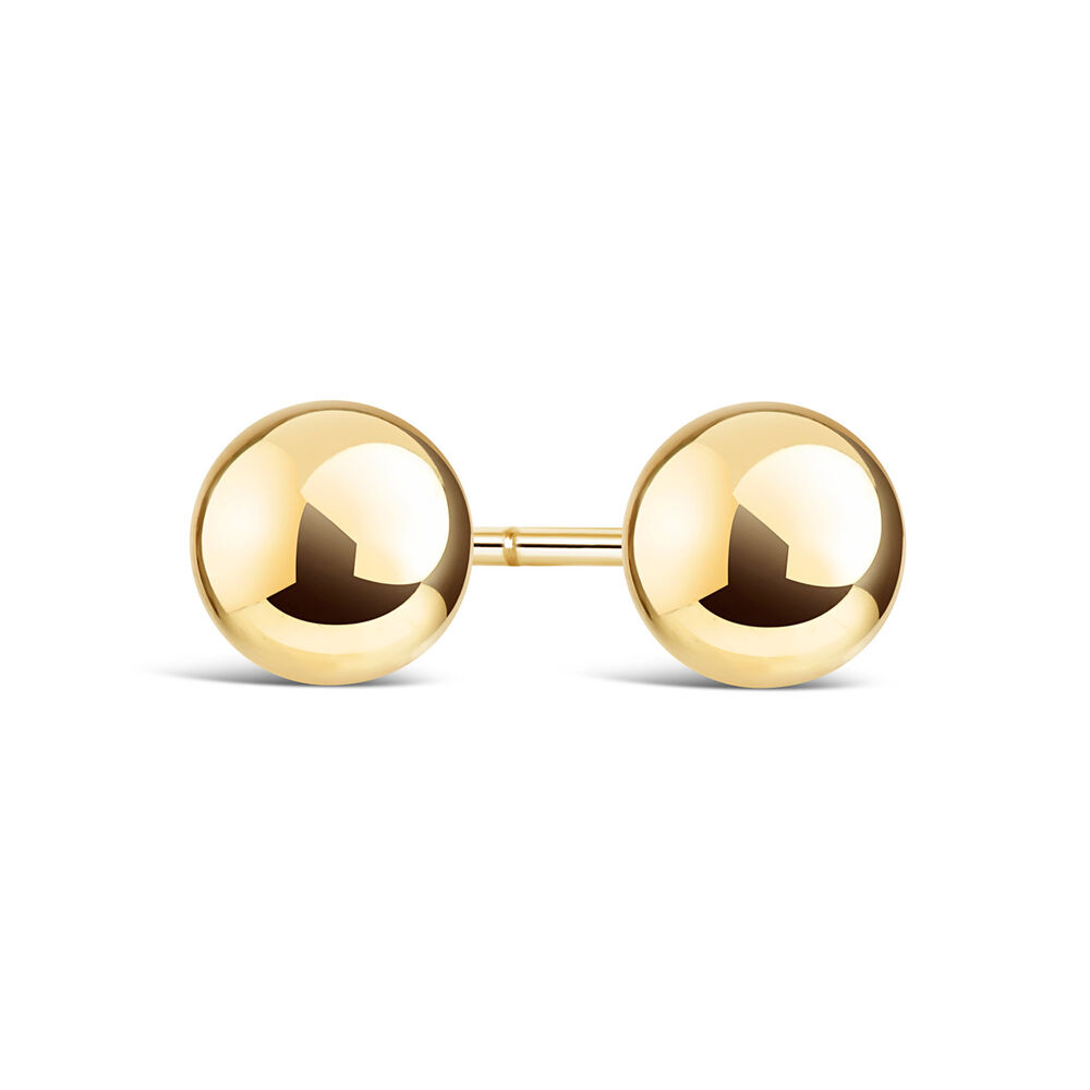9ct Gold Stud Earrings image number 1