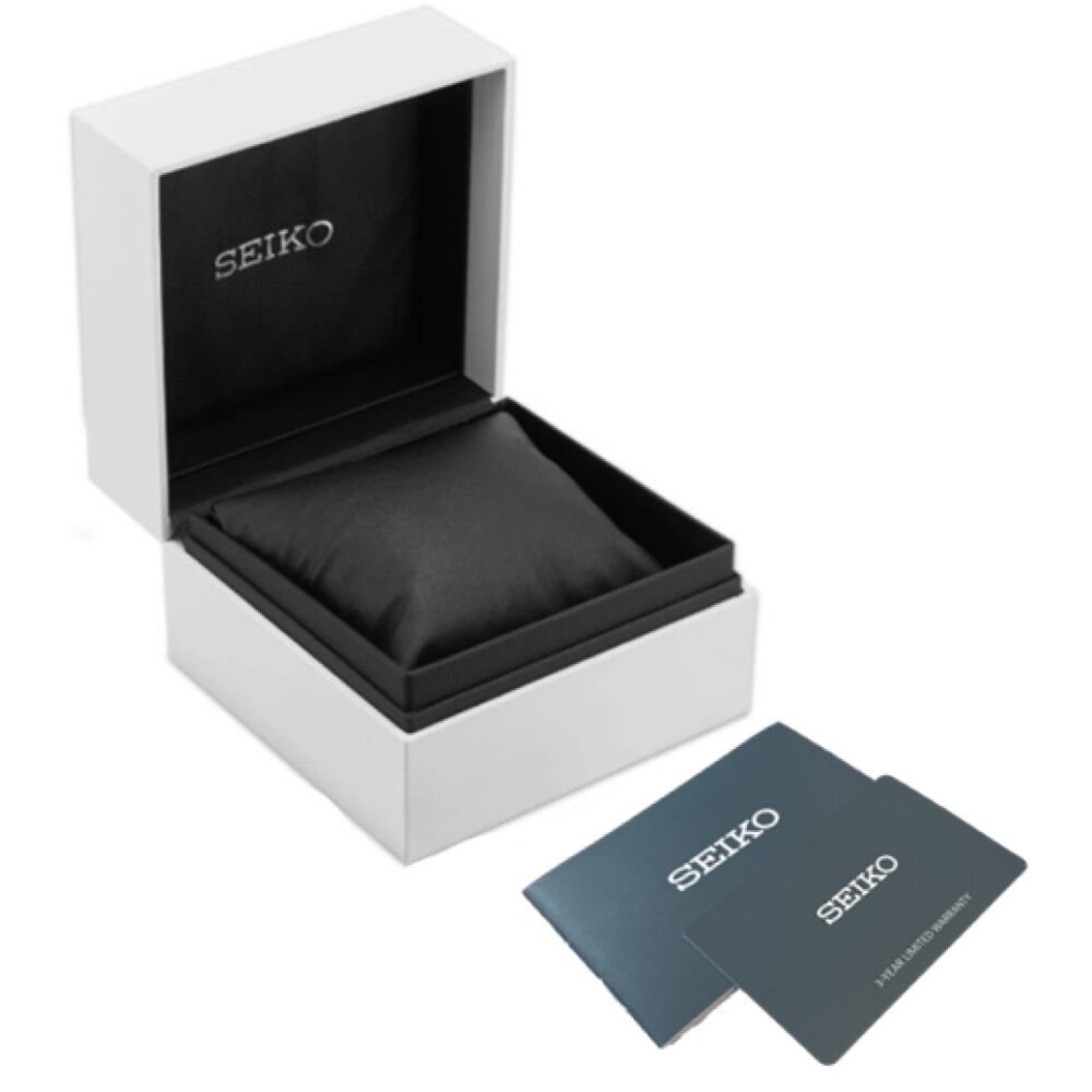 Seiko Presage Classic Series 40.2mm Open Heart Delicate Cream Silk Steel Bracelet Watch