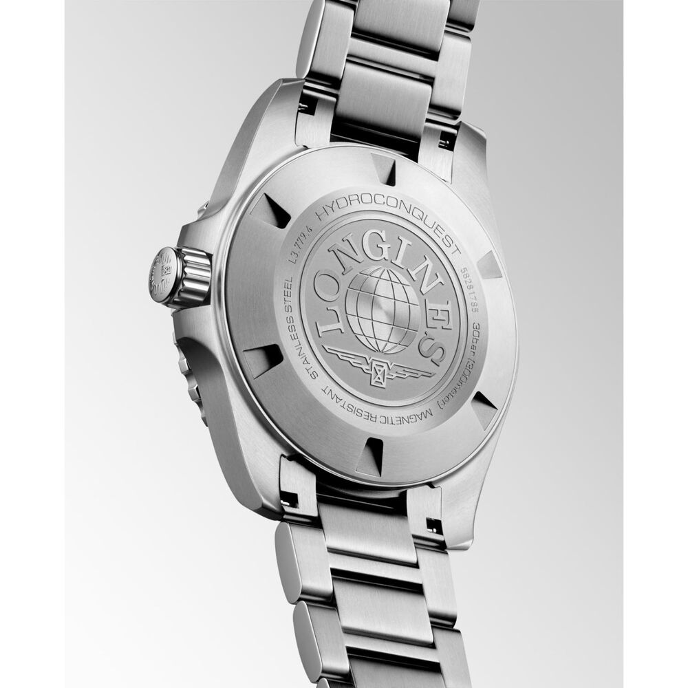 Longines HydroConquest 39mm Blue Dial & Bezel Steel Bracelet Watch