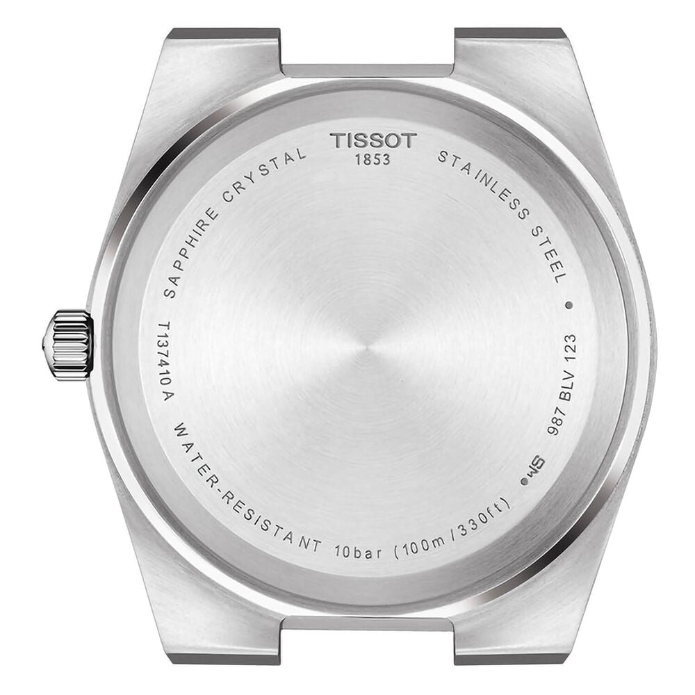 Tissot PRX 40mm White Dial Rose Gold Index Steel Case Bracelet Watch image number 1