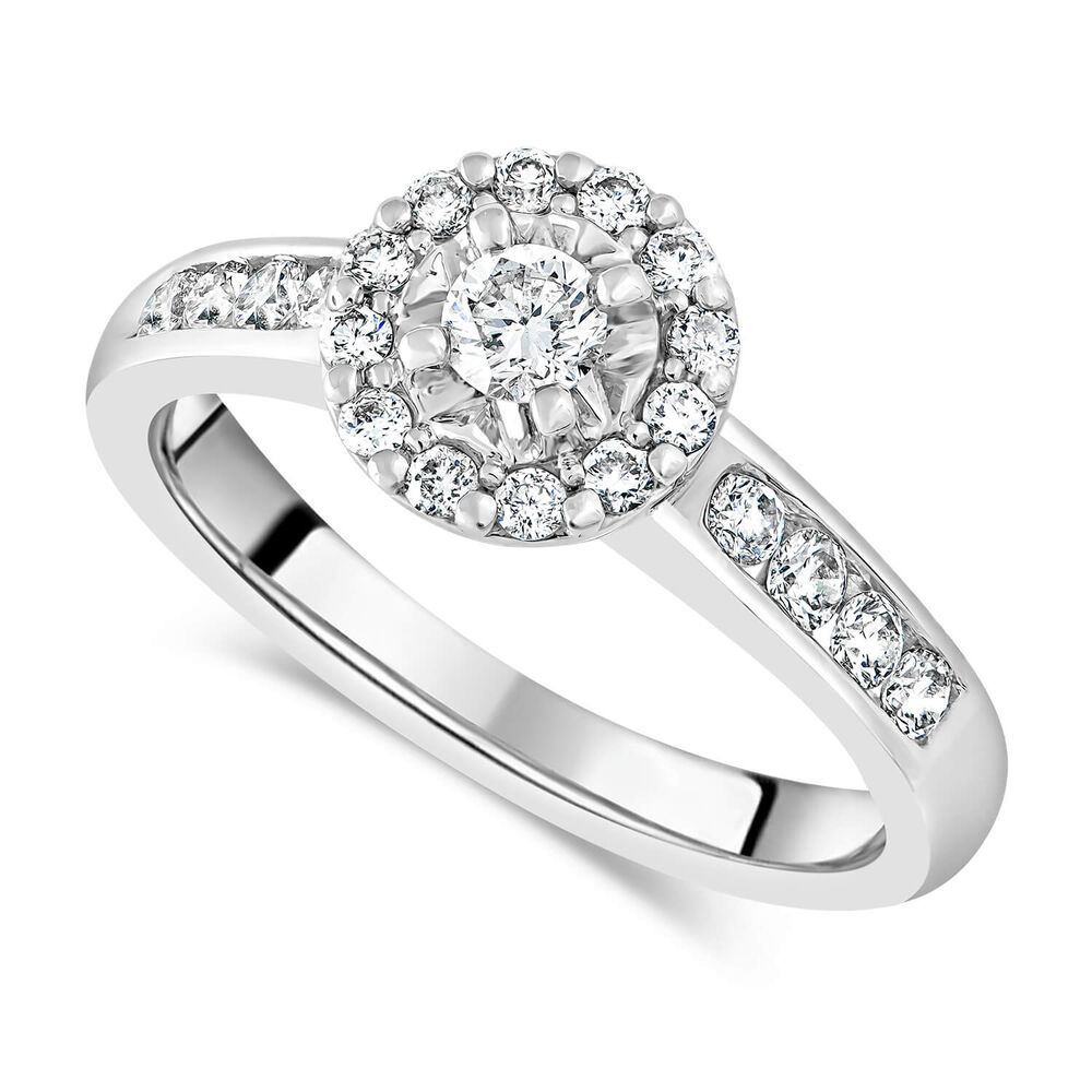 18ct White Gold Engagement Ring