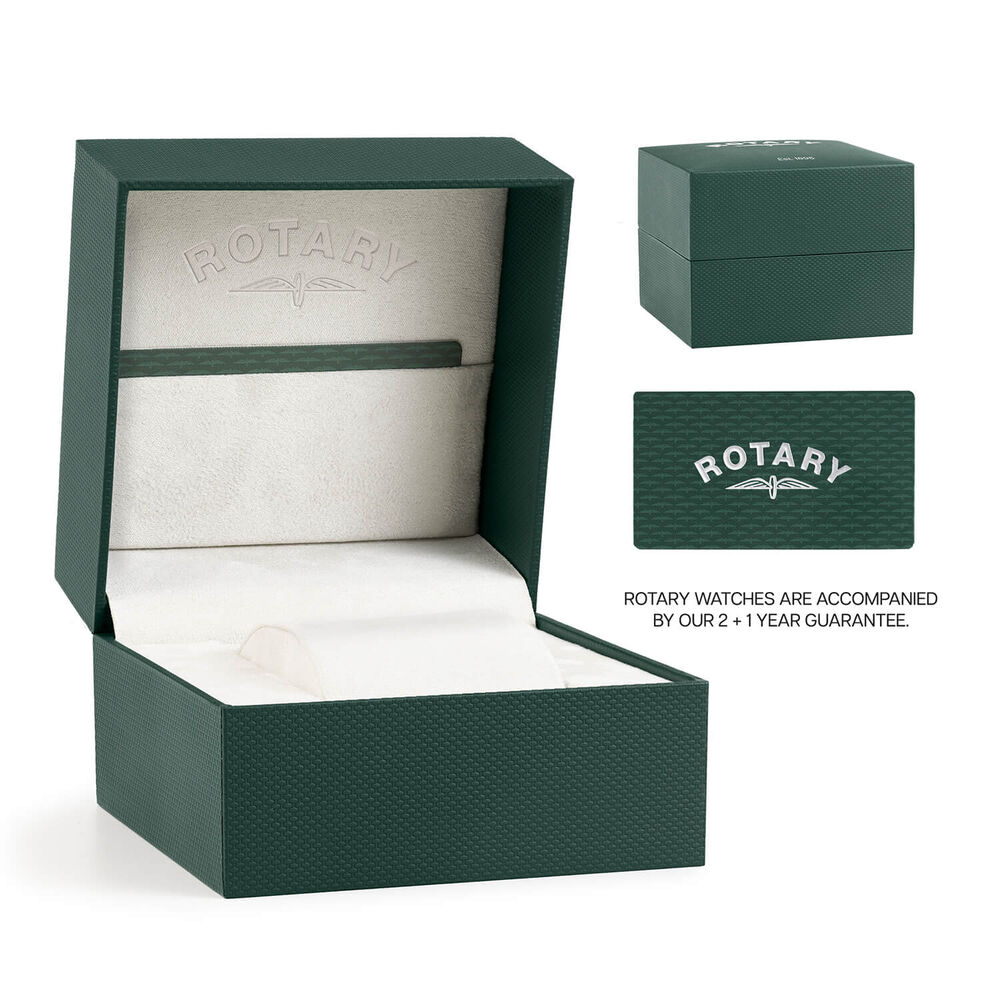 Rotary Cocktail 18mm White Dial Gold Plated Stainless Steel Bracelet Watch