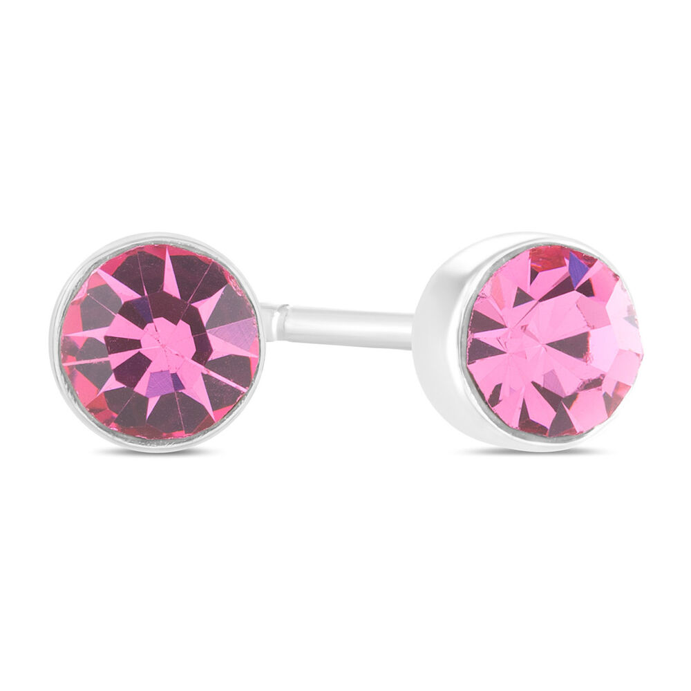Little Treasure October Birthstone Children's Earrings