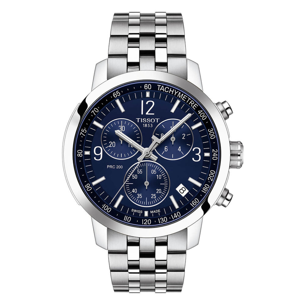 Tissot Prc 200 Collection 42mm Blue Dial Mens Watch image number 0