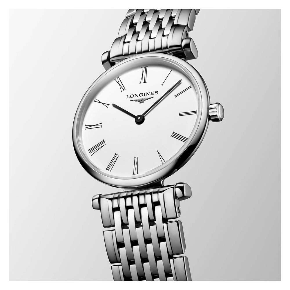 Longines Elegance La Grande Classique de Longines White Steel Watch image number 3