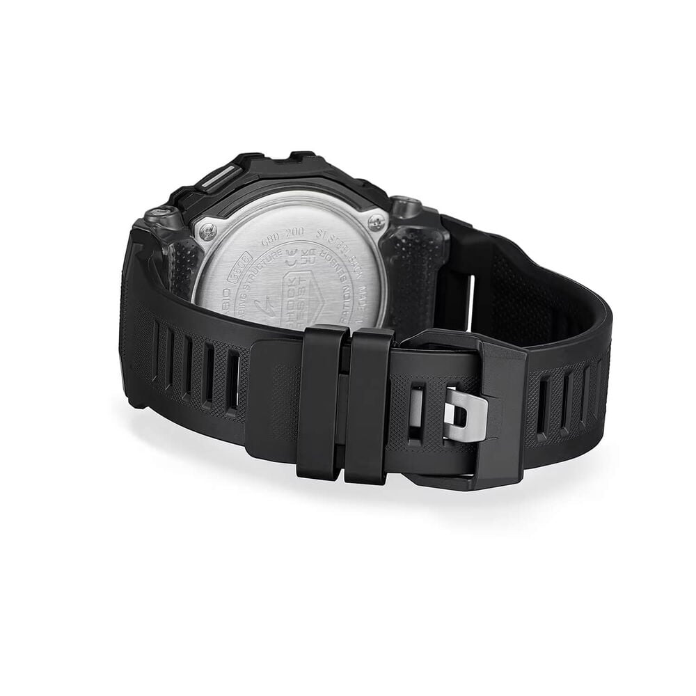 G-SHOCK G-SQUAD 48.4x45.9mm Digital Display Black Resin Strap Watch