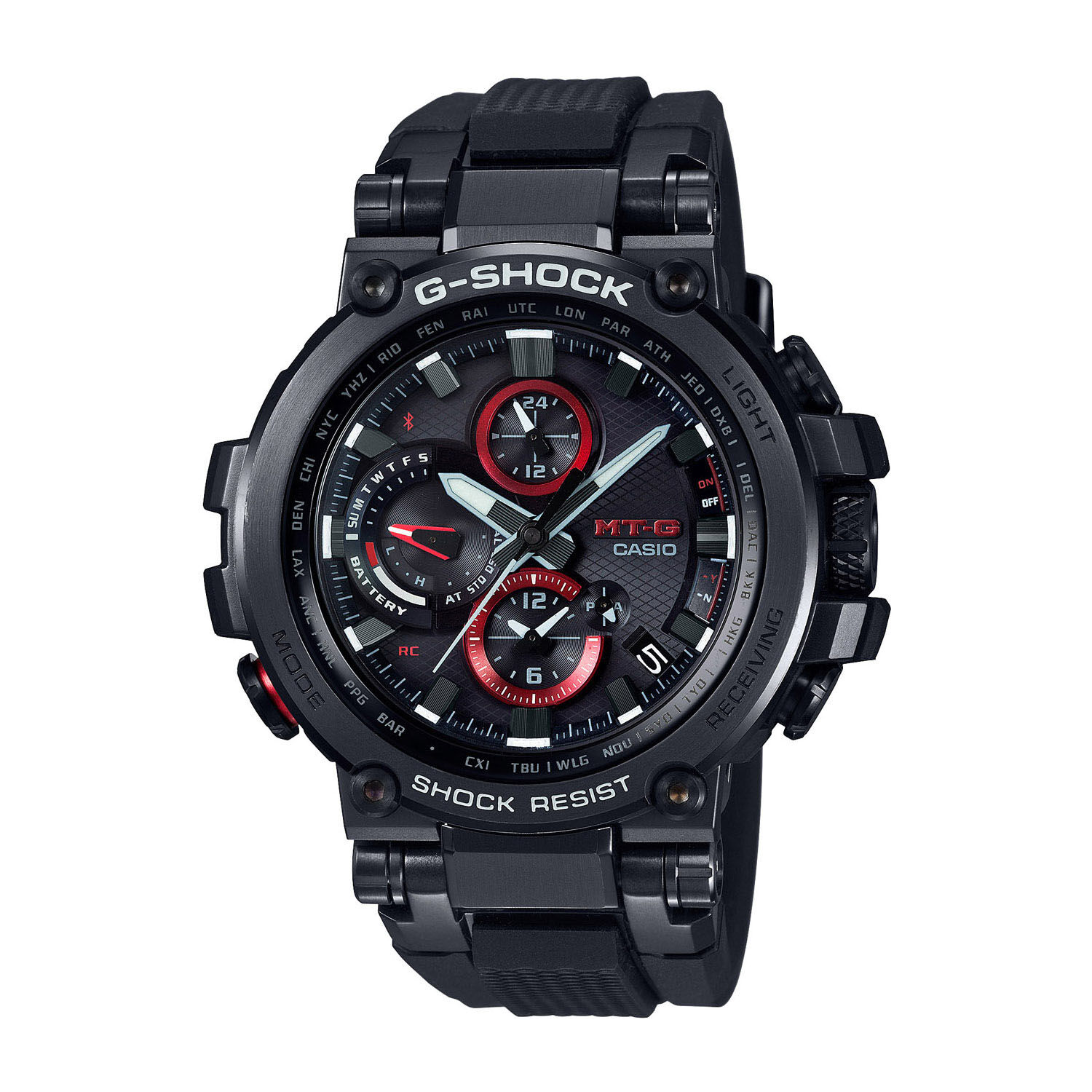 Casio MT G Premium G Shock Black Rubber 56mm Men s Watch