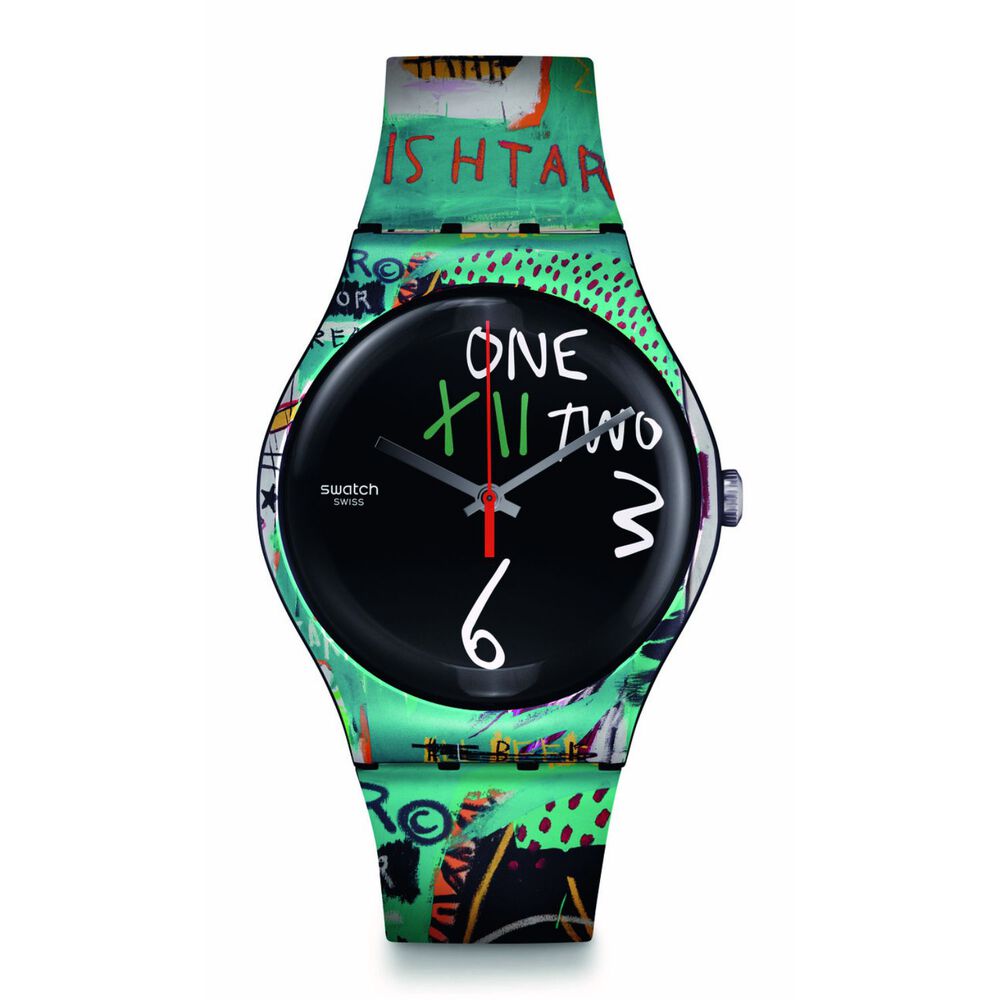 Swatch Art Journey 2023 Ishtar by Jean-Michael Basquiat 41mm Watch