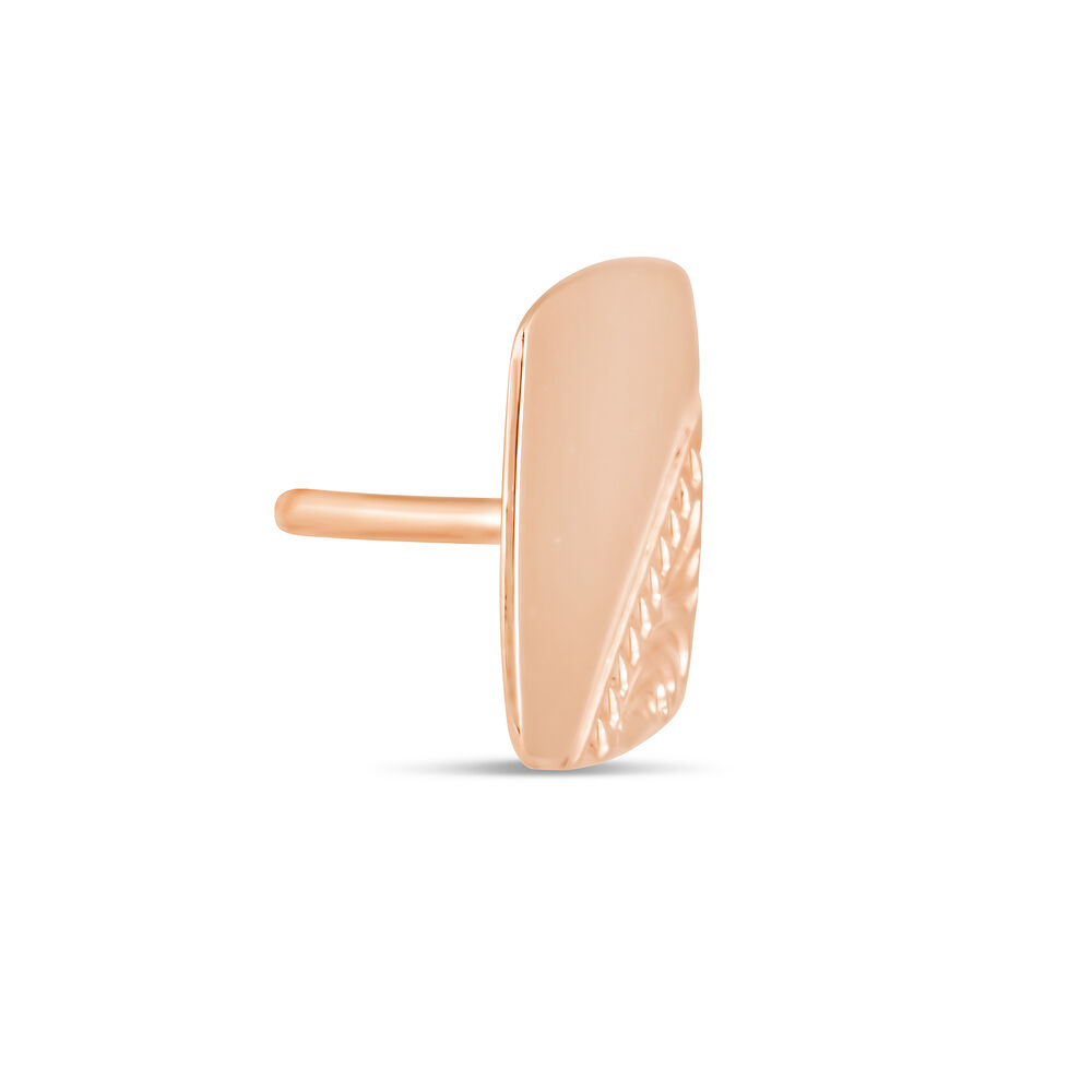 Gents Rose Gold-Plated Cushion English Tie Tack image number 2