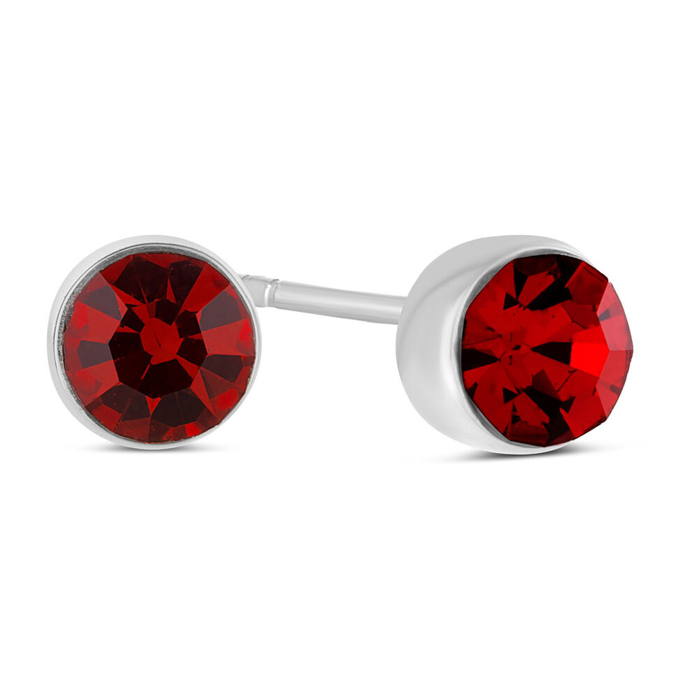 Little Treasure January Birthstone Children's Earrings