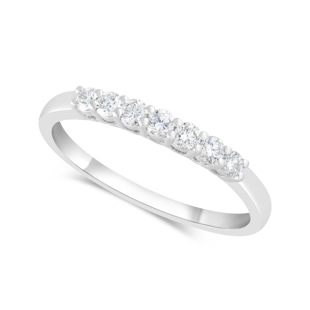 18ct White Gold Eternity Ring image number 0