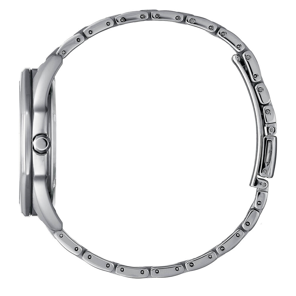 Citizen Eco Drive Corso 41mm Black Dial Steel Case Bracelet Watch image number 2