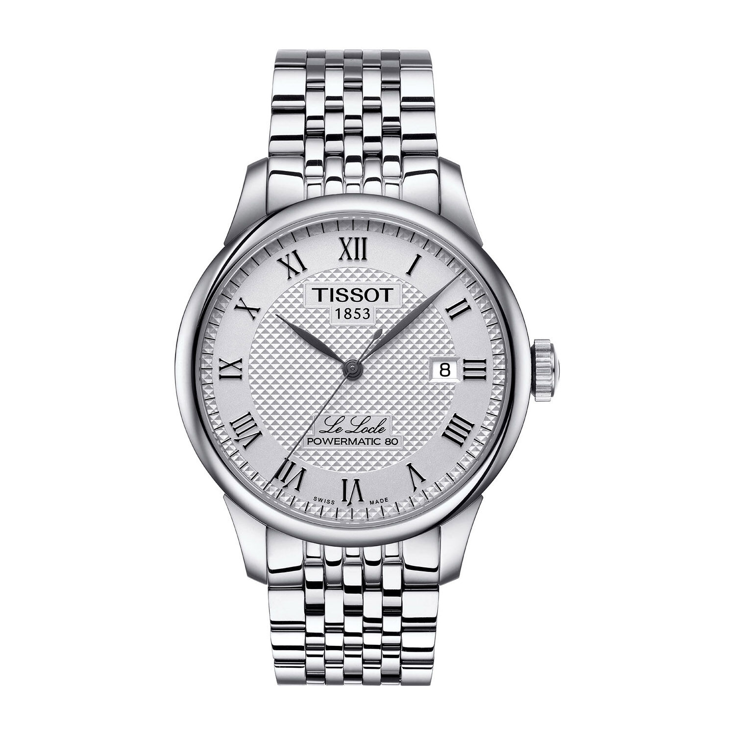 Tissot T Classic Le Locle Powermatic 80 White Dial Watch