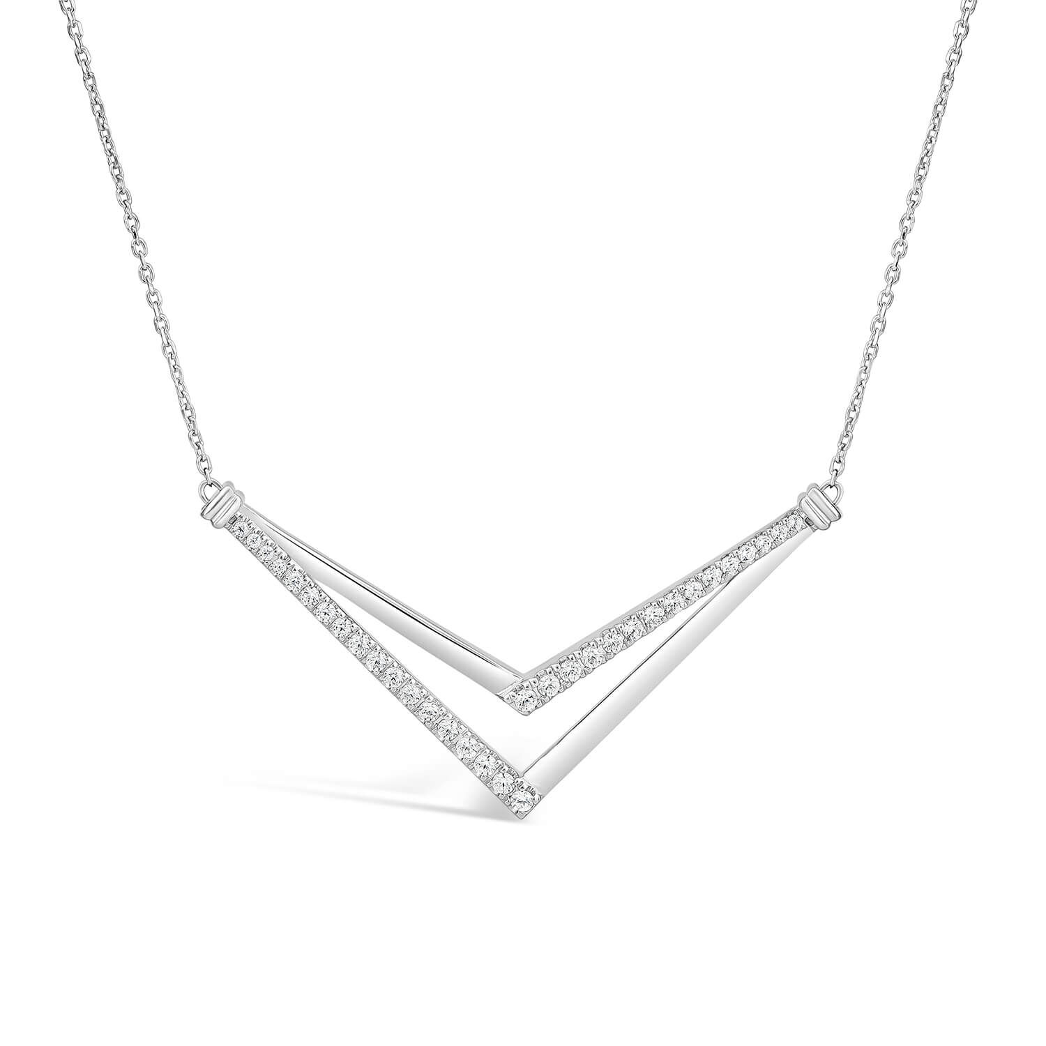 Fields white gold necklace hotsell