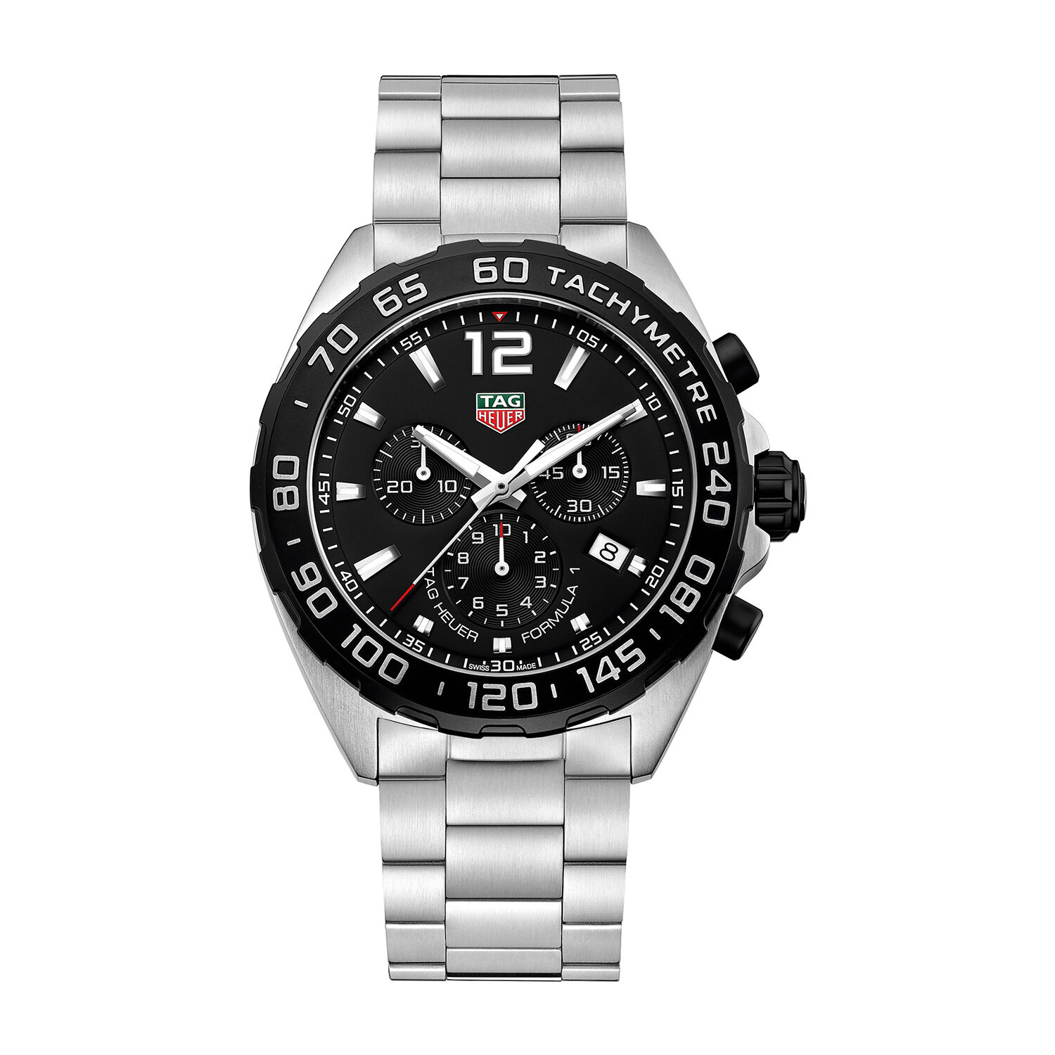 Men's swiss chronograph formula 1 stainless steel on sale bracelet watch 43mm