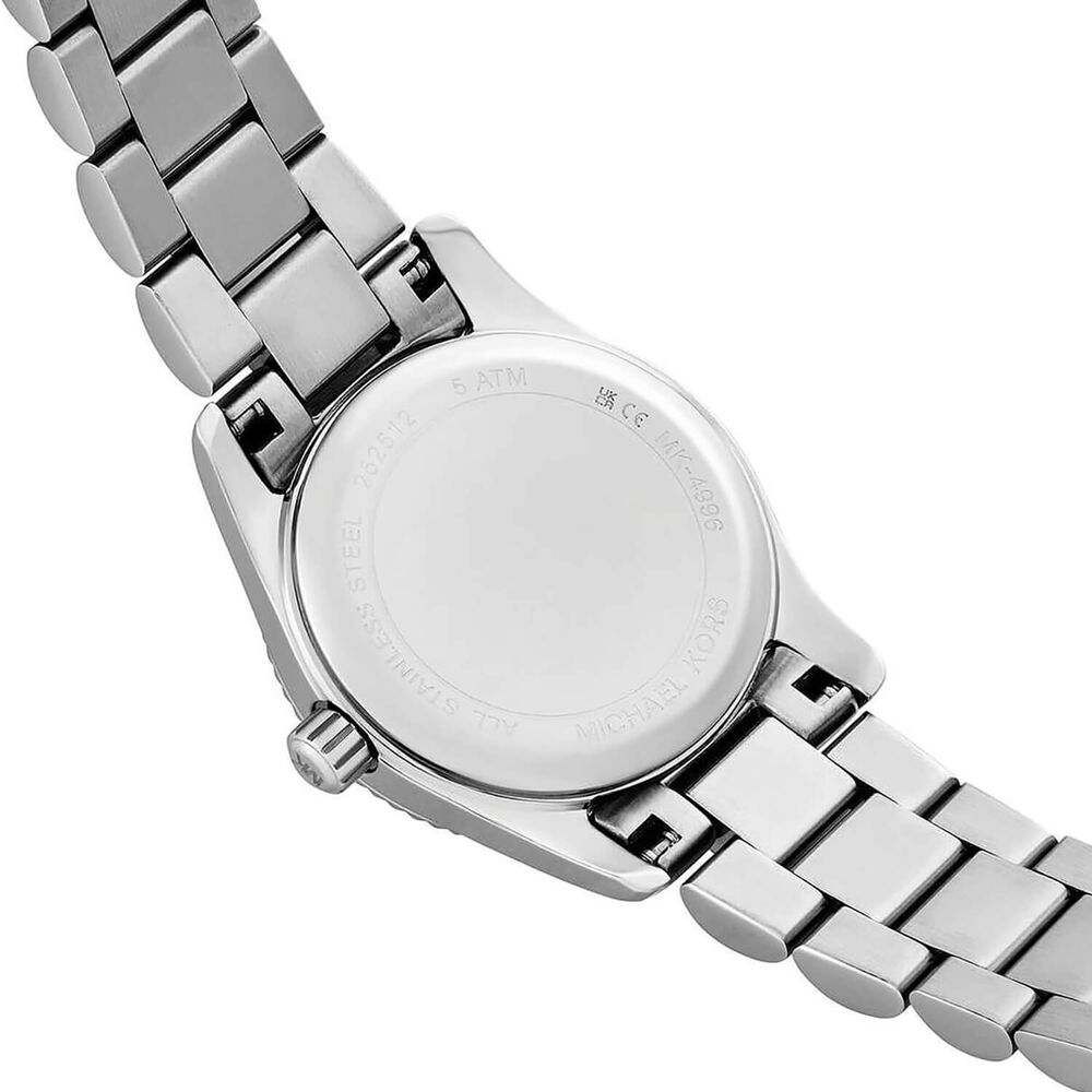 Michael Kors Petite Lexington 26mm Pink Dial Stainless Steel Bracelet Watch