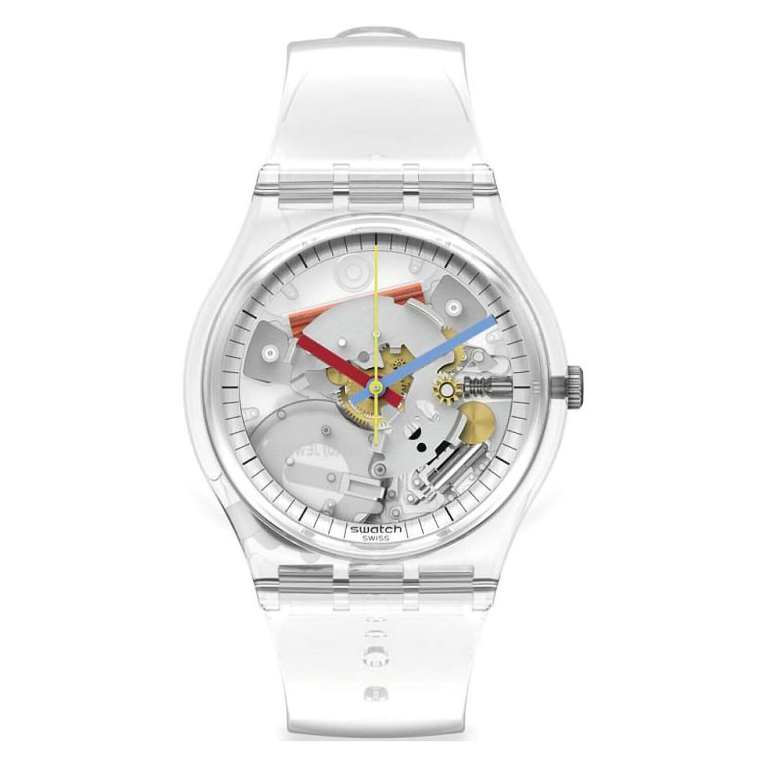 Swatch Clearly Gent 34mm Strap Watch