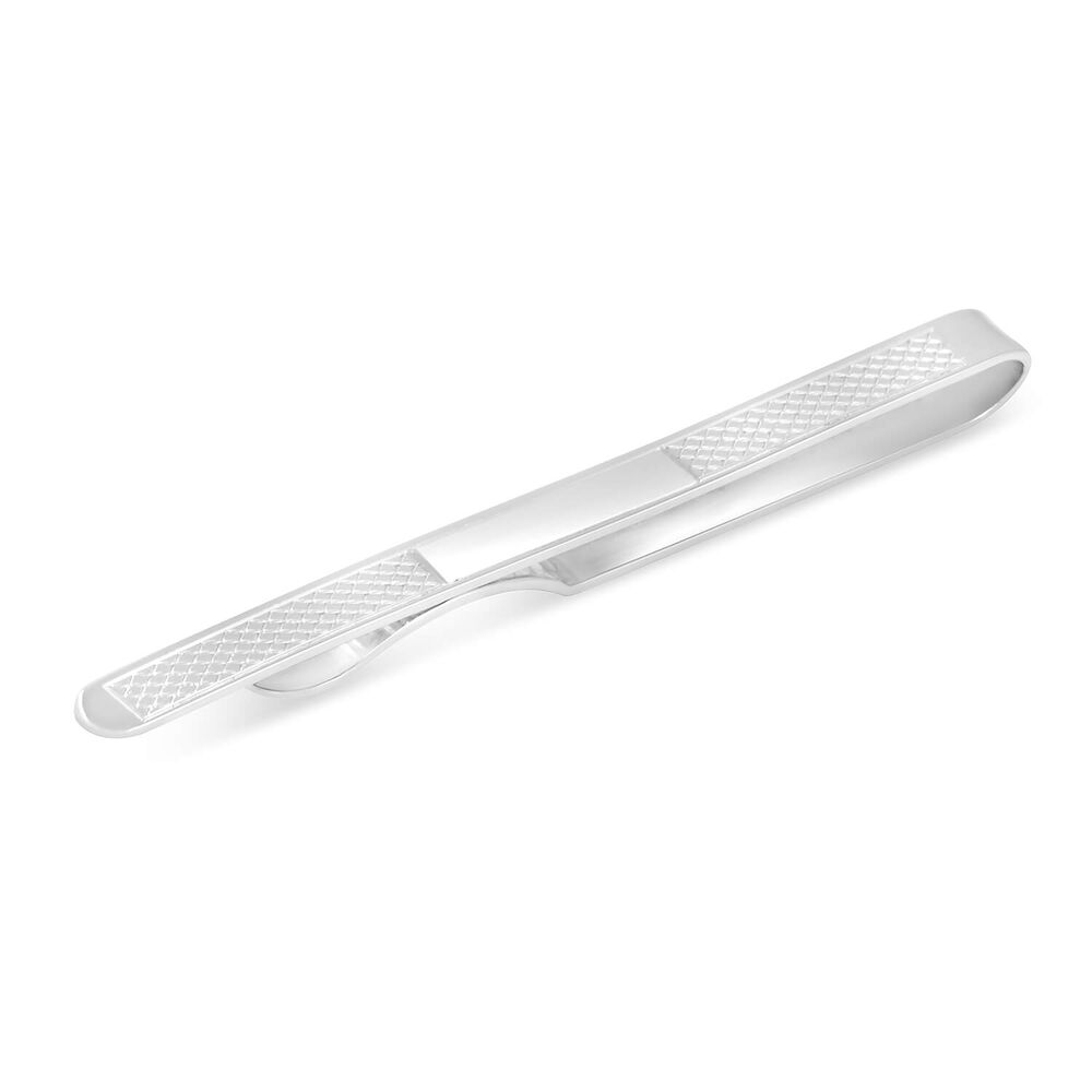 Gents Sterling Silver Classic Tie Bar image number 0