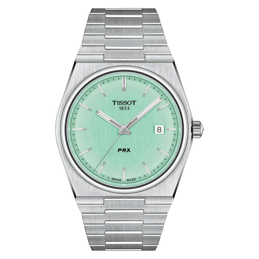 Tissot PRX 40mm Mint Green Dial Stainless Steel Bracelet Watch