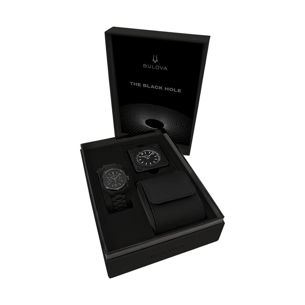 Bulova Lunar Pilot Black Hole 41mm Case Black Ion Plated Steel Bracelet Watch