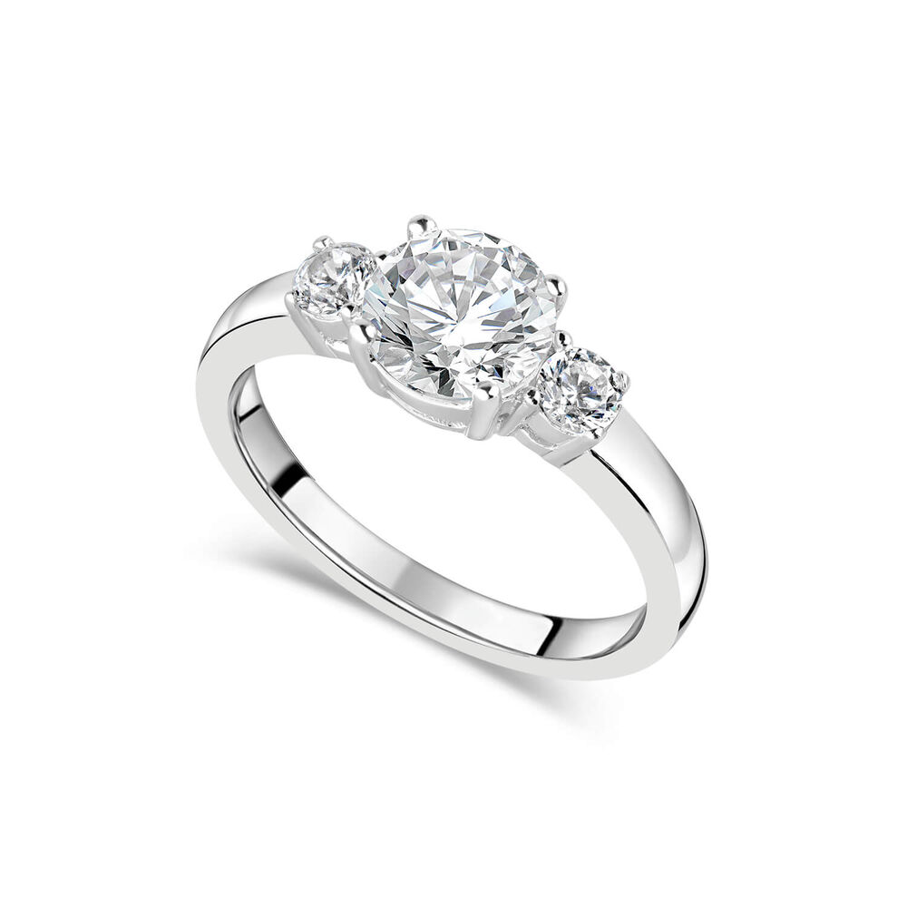 Ladies Sterling Silver Dress Ring image number 0