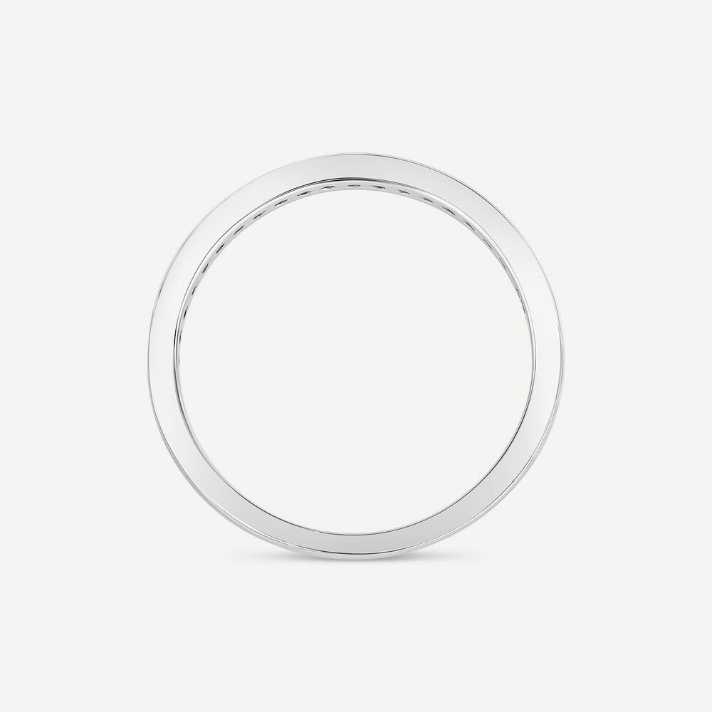 18ct White Gold 0.15ct Channel Set Eternity Ring image number 3