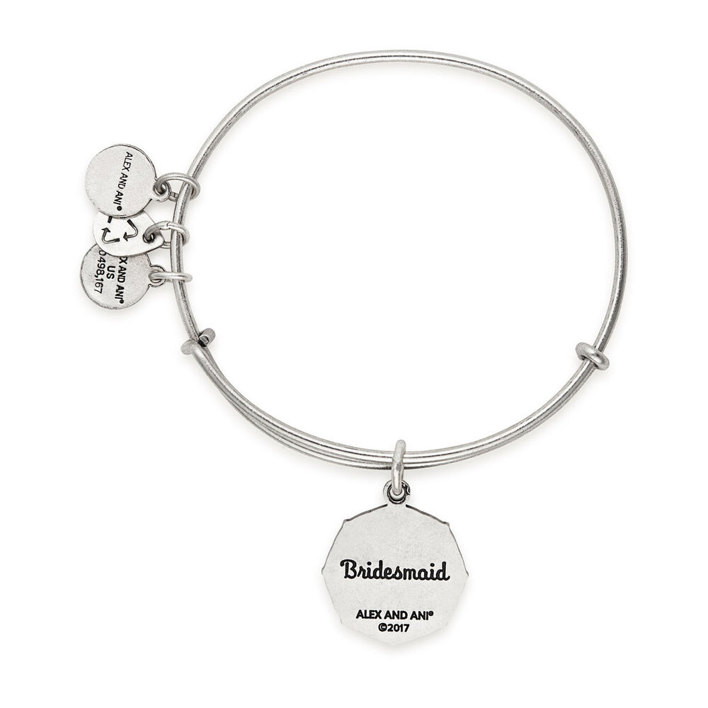 Alex and Ani Rafaelian Silver Bridesmaid Bangle image number 1