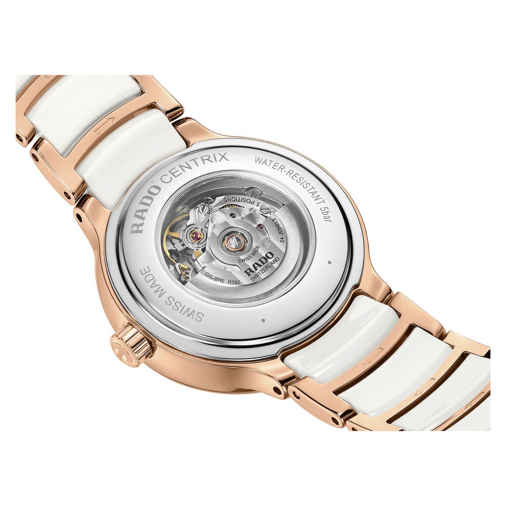 Rado Centrix Automatic Diamonds 30.5mm White Dial & Bracelet Watch