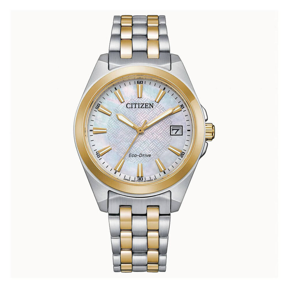 Citizen Eco Drive Peyten Mother of Pearl Dial Bracelet Watch image number 0