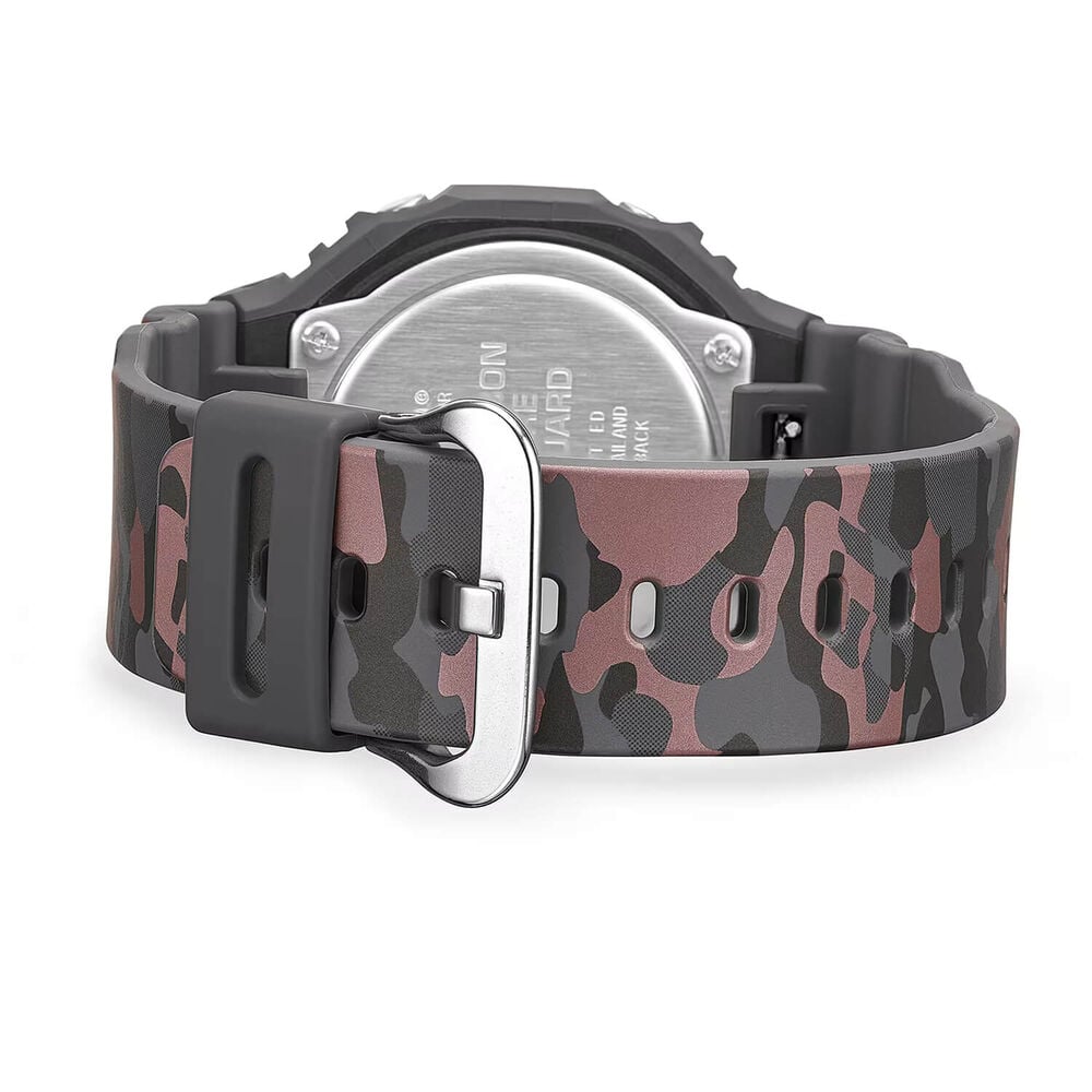 G-SHOCK GA-2100 Series 48.5x45.4mm Black Analogue & Digital Display Camouflage Strap Watch