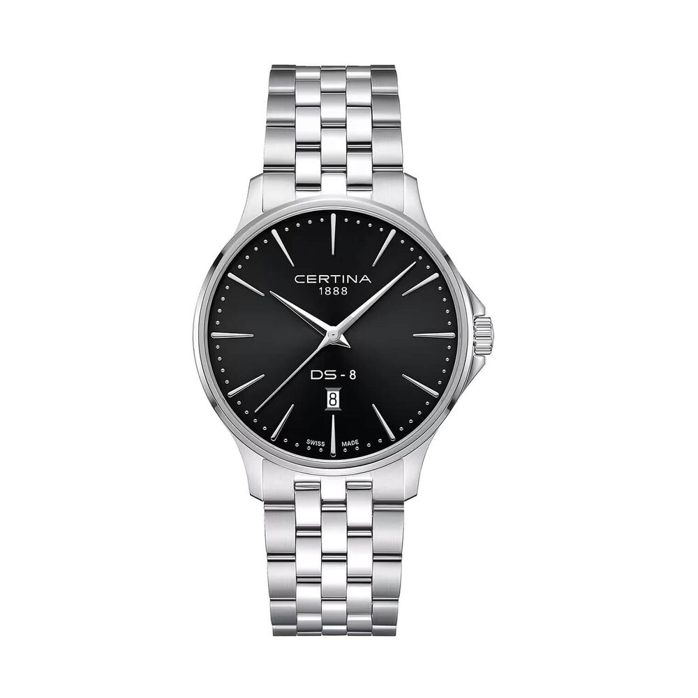 Certina DS-8 Gent 40mm Black Dial Stainless Steel Bracelet Watch image number 0