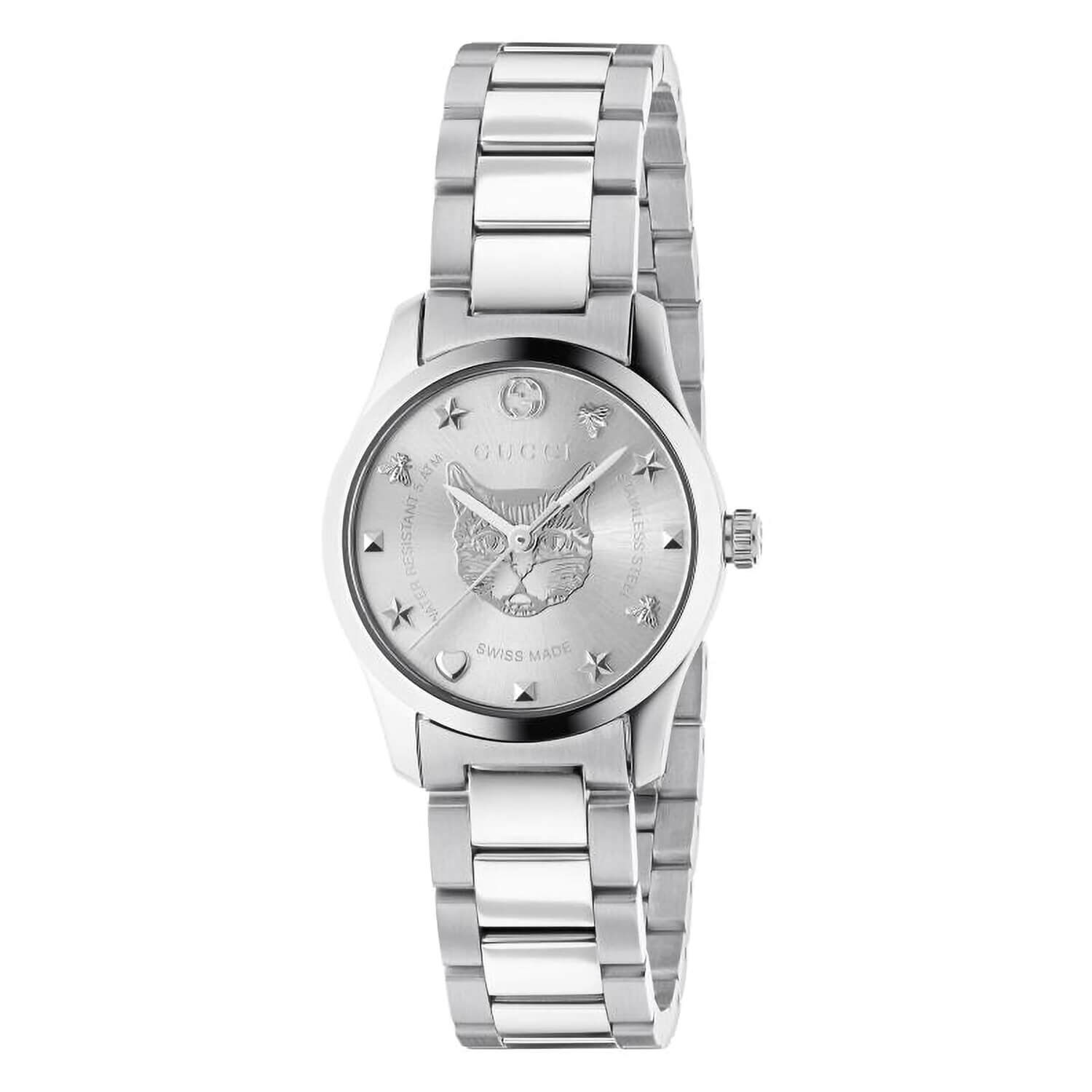 Gucci ladies shop watch silver
