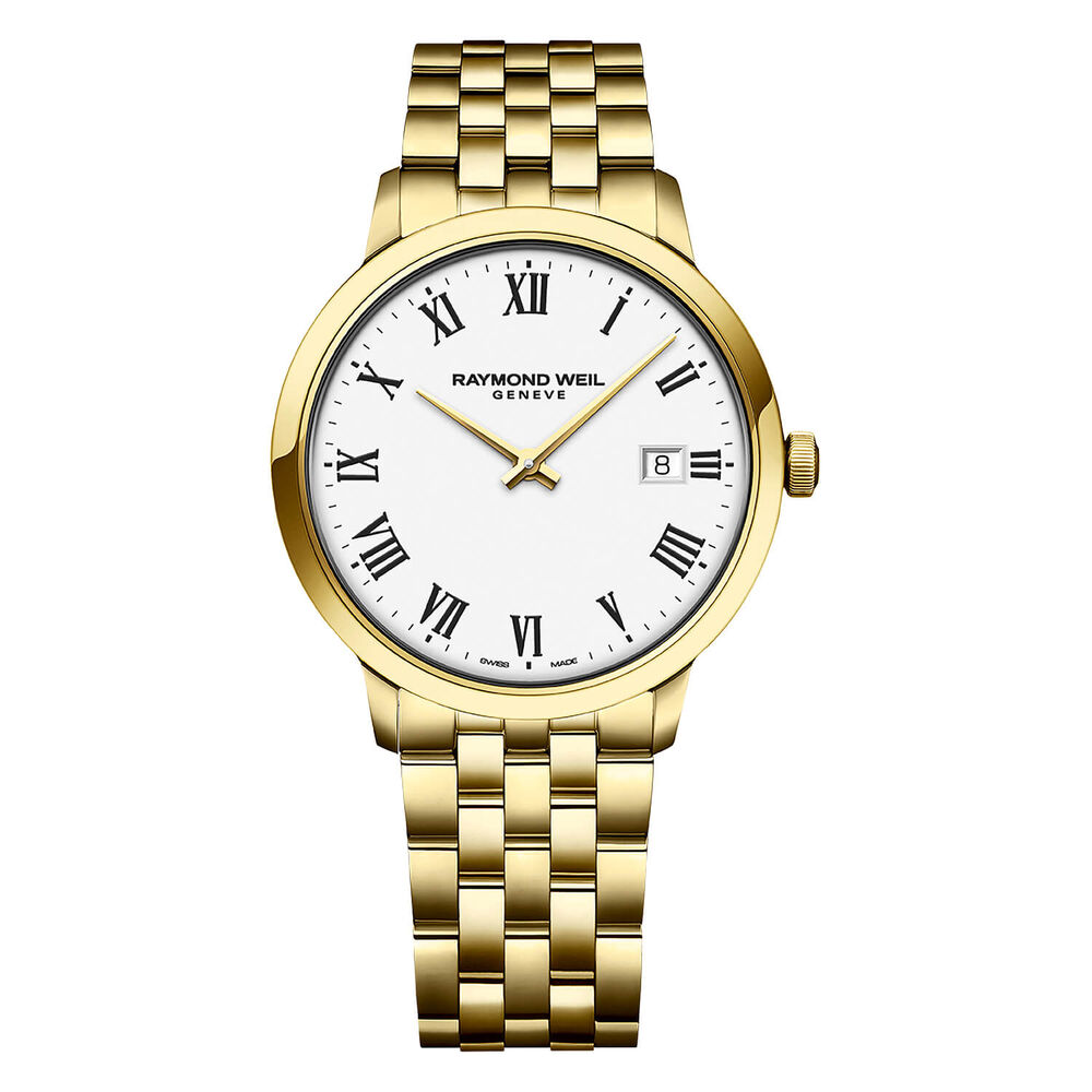 Raymond Weil Toccata White Dial With Yellow Gold PVD Bracelet Watch image number 0