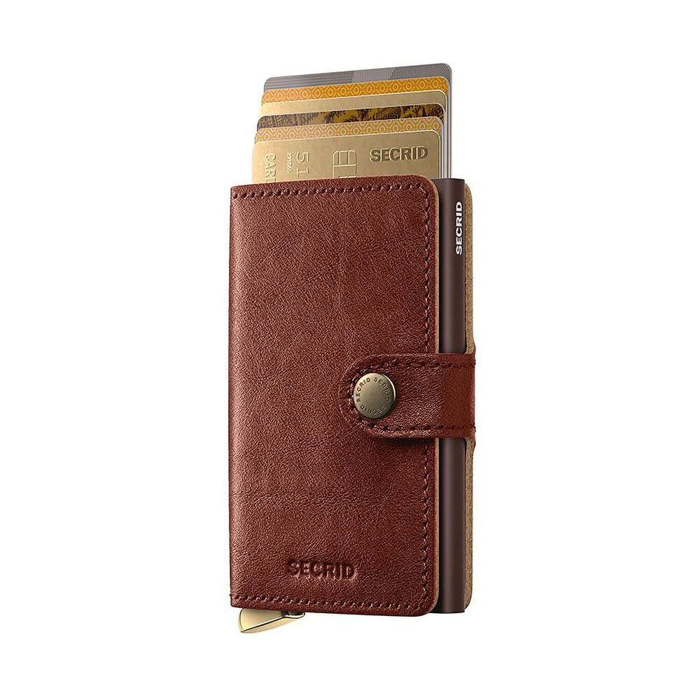 Secrid Basco Whiskey+ Leather Miniwallet image number 1