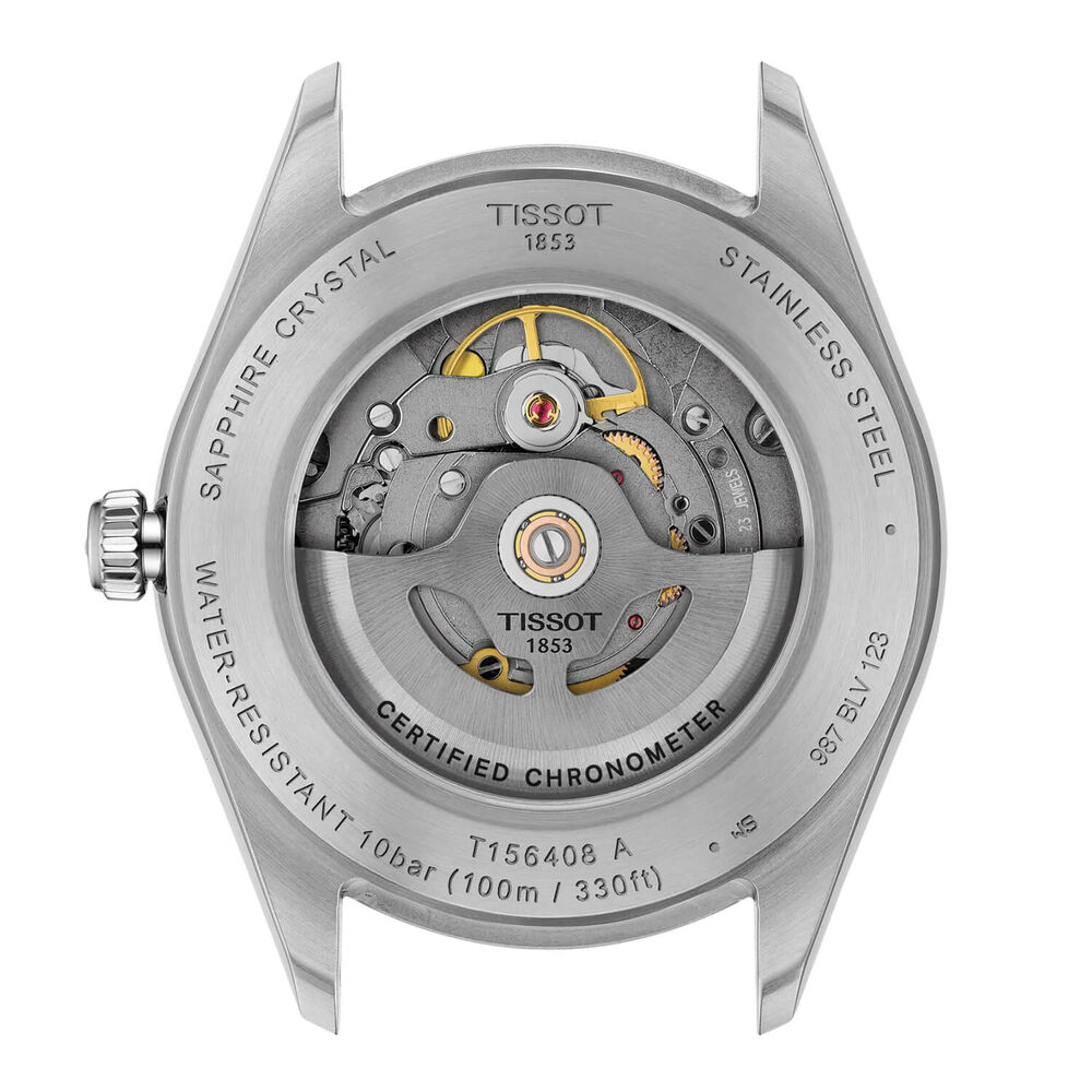 Tissot Ballade Powermatic 80 COSC 39mm Blue Dial Steel Bracelet Watch image number 1