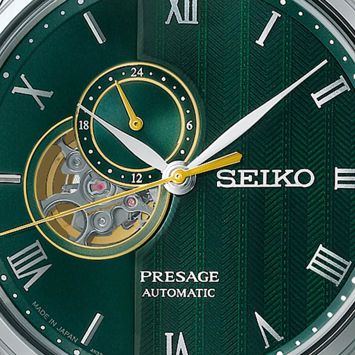 Seiko Presage 'Japanese Zen Gardens' Fern Green 41.8mm Watch