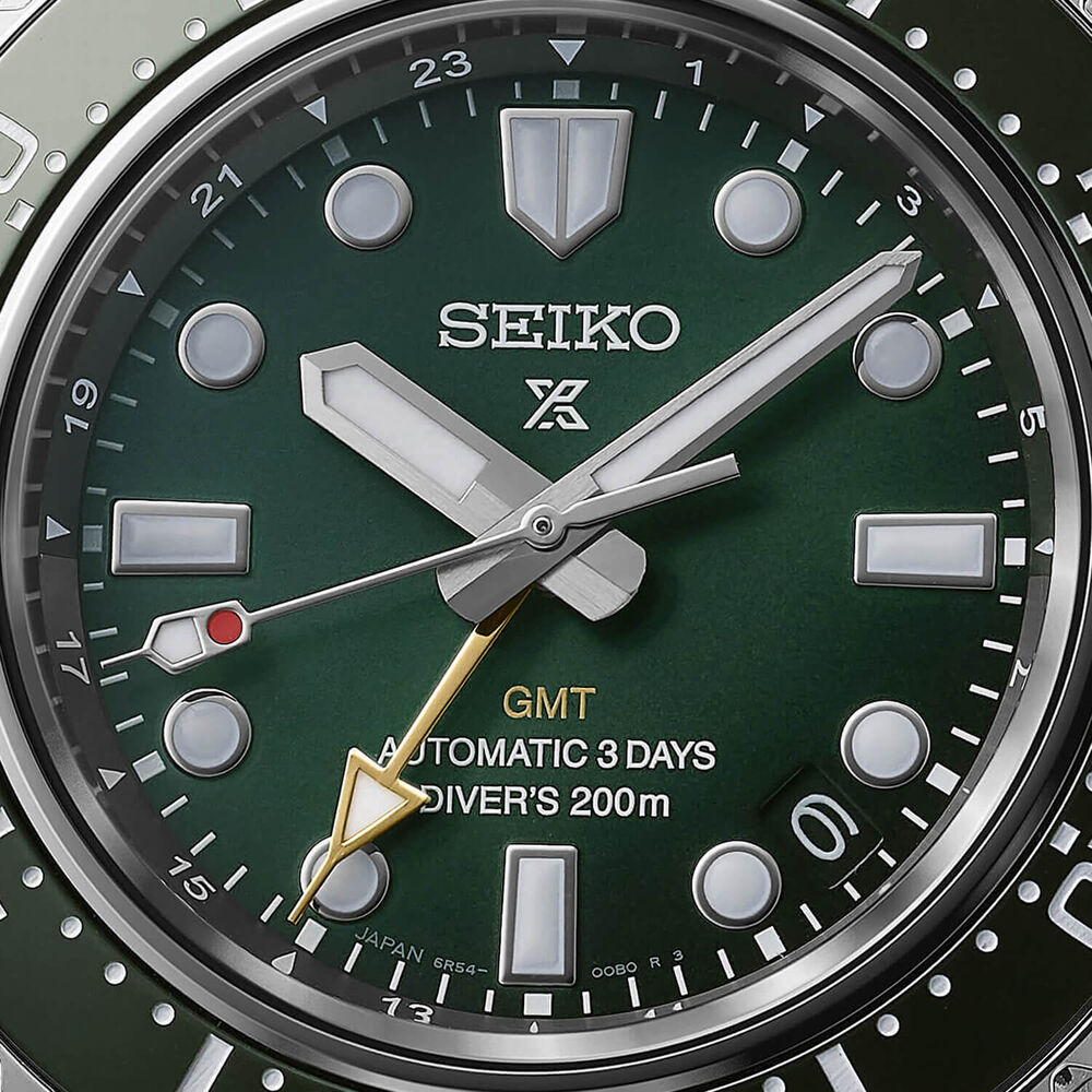 Seiko Prospex 1968 Edition 42mm Green Dial & Bezel Bracelet Watch image number 4