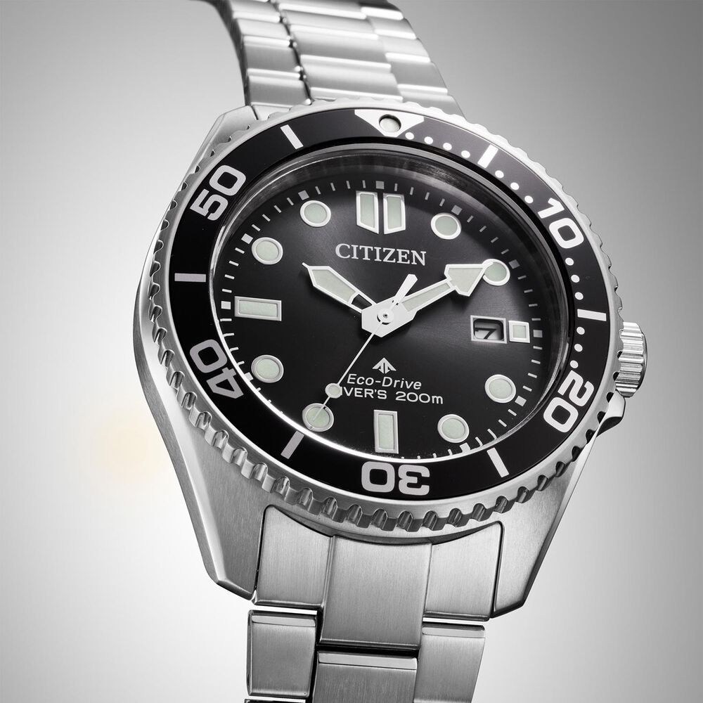 Citizen Promaster Diver 41mm Black Dial Stainless Steel Bracelet Watch
