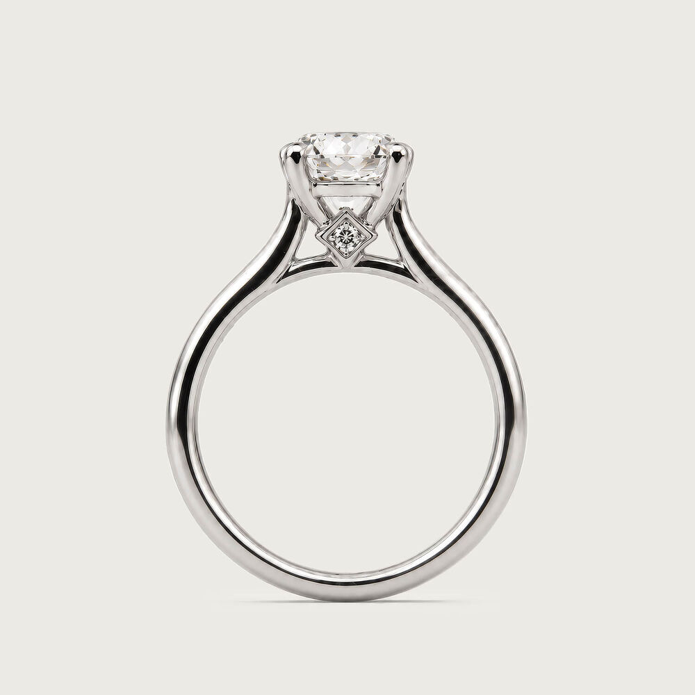 Born NOVA Platinum 1.50ct Oval Lab Grown Diamond Solitaire Ring