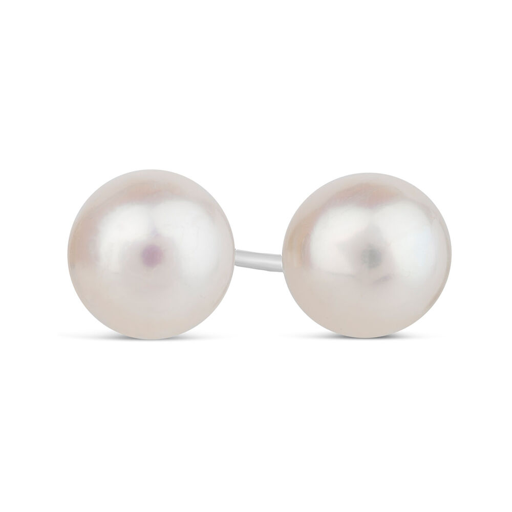 Sterling Silver Pearl Earrings