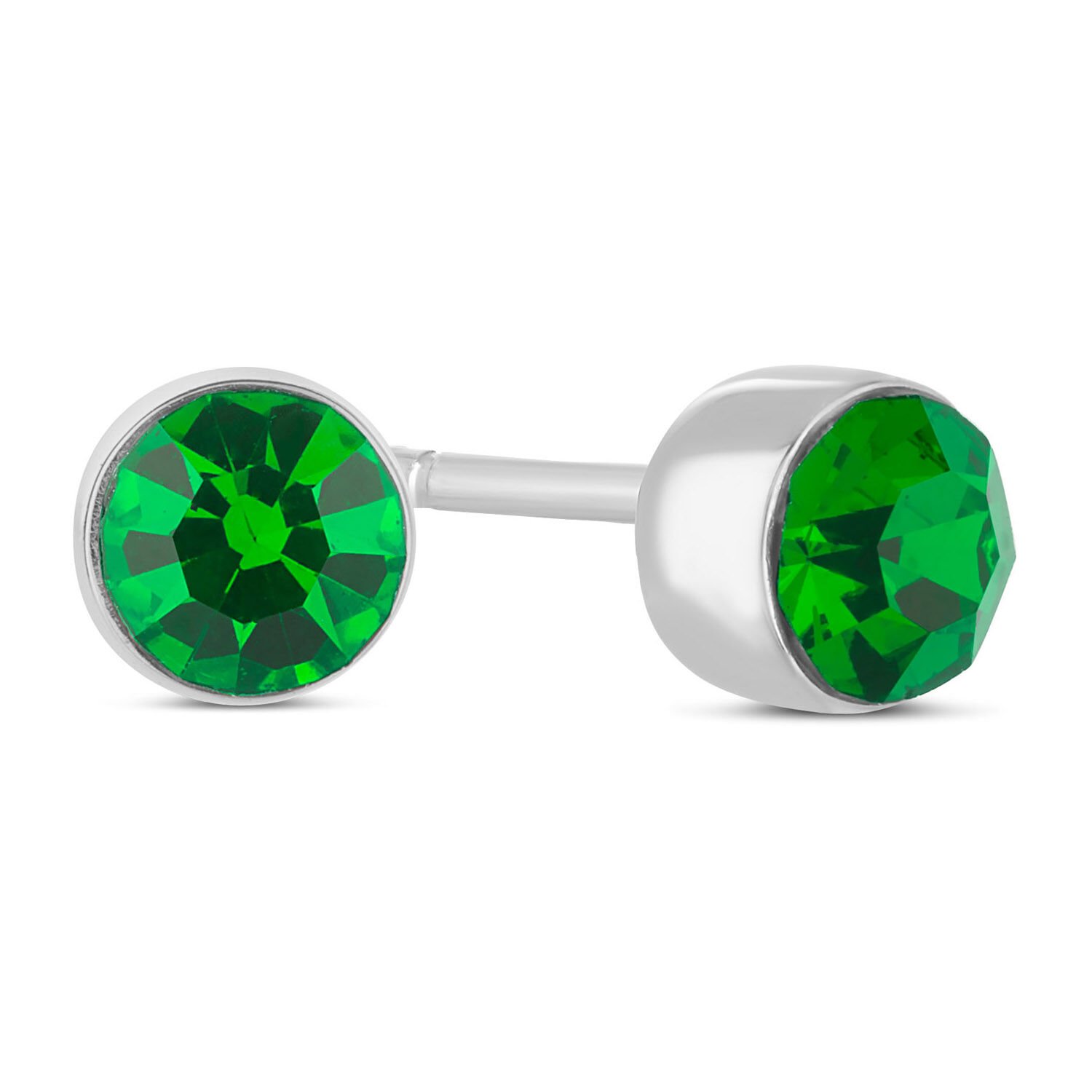 Little Treasure May Birthstone Children s Earrings