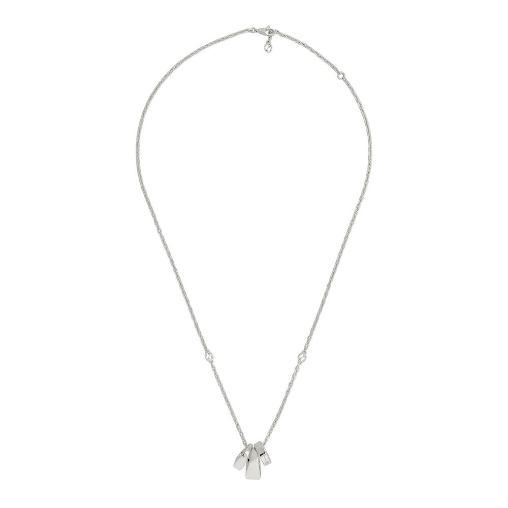 Gucci Interlocking Sterling Silver Charms Necklace