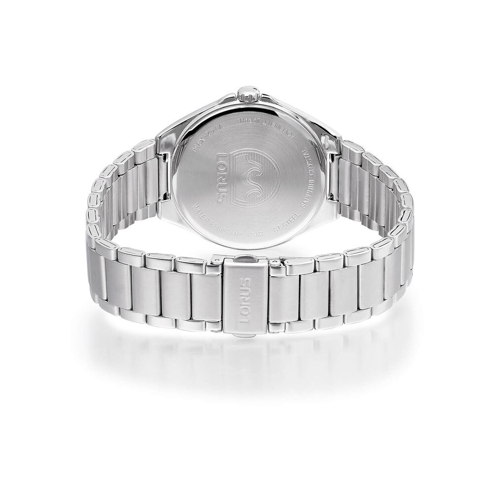 Lorus Quartz Gents 40mm Silver Dial Steel Bracelet Watch image number 2