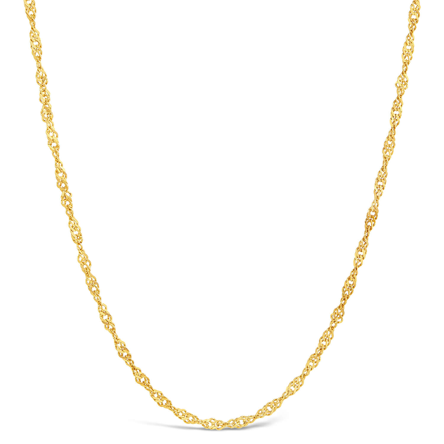 Chain outlet gold design