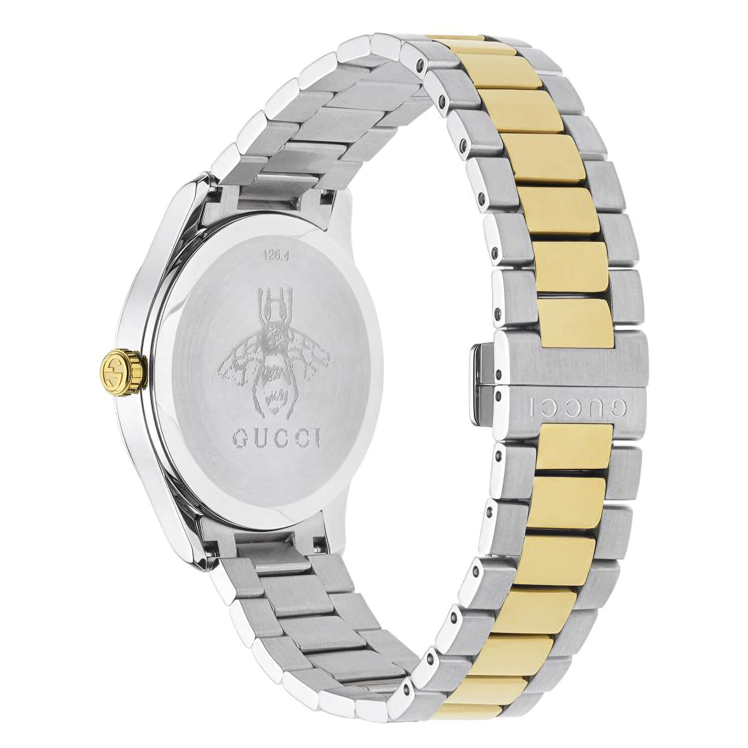 Gucci G Timeless Feline Cat Two Tone 38mm Ladies Watch