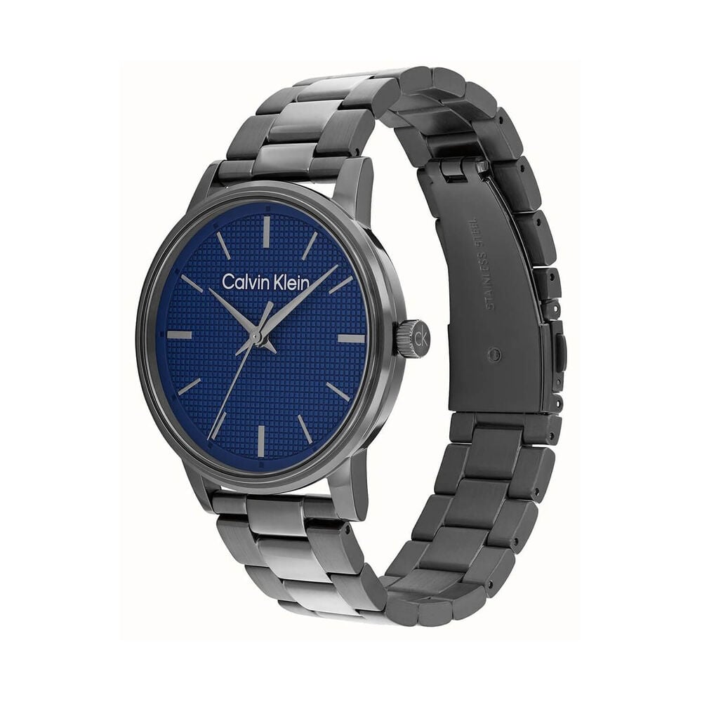 Calvin Klein CK Linked 41mm Blue Dial Stainless Steel Bracelet Watch image number 1