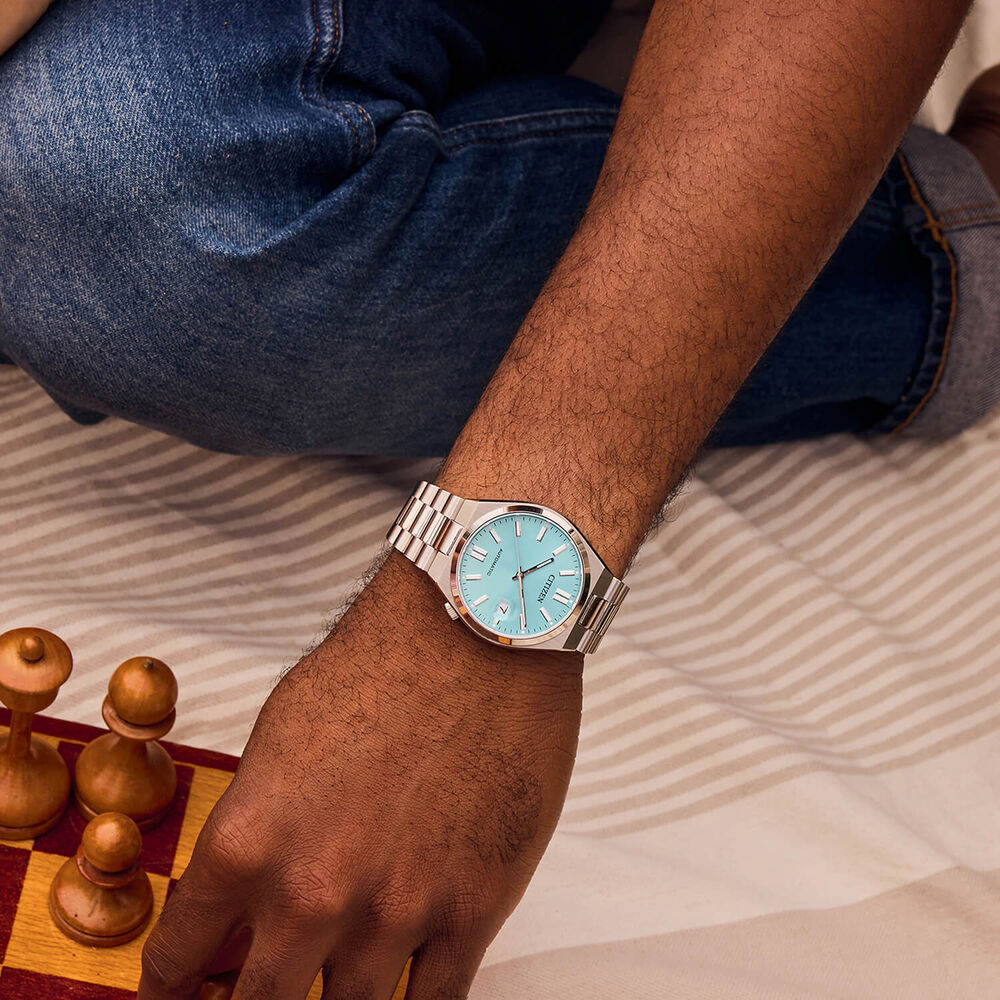 Citizen Tsuyosa 37mm Ice Blue Dial Steel Case Bracelet Watch image number 5